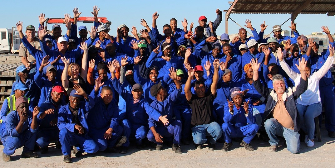 Cape Cement Products team in Atlantis