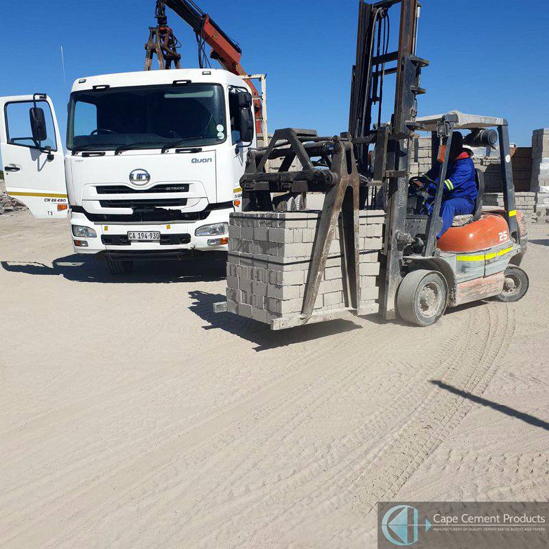 Cape Cement Products delivery truck